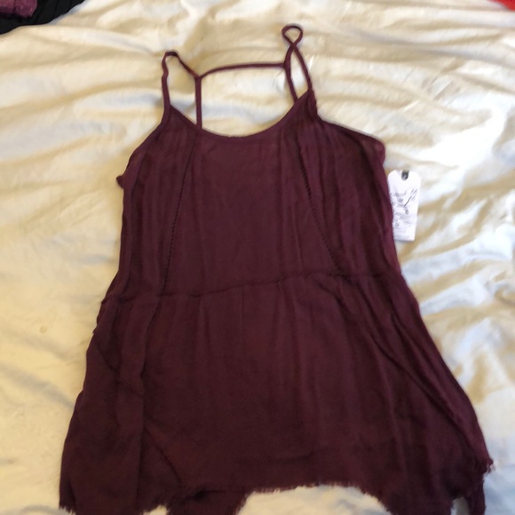 NWT burgundy Tank top - Picture 3 of 5